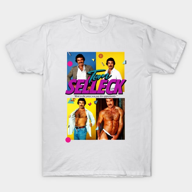 Tom Selleck Hot and Sexy 80s T-Shirt by Triggers Syndicate